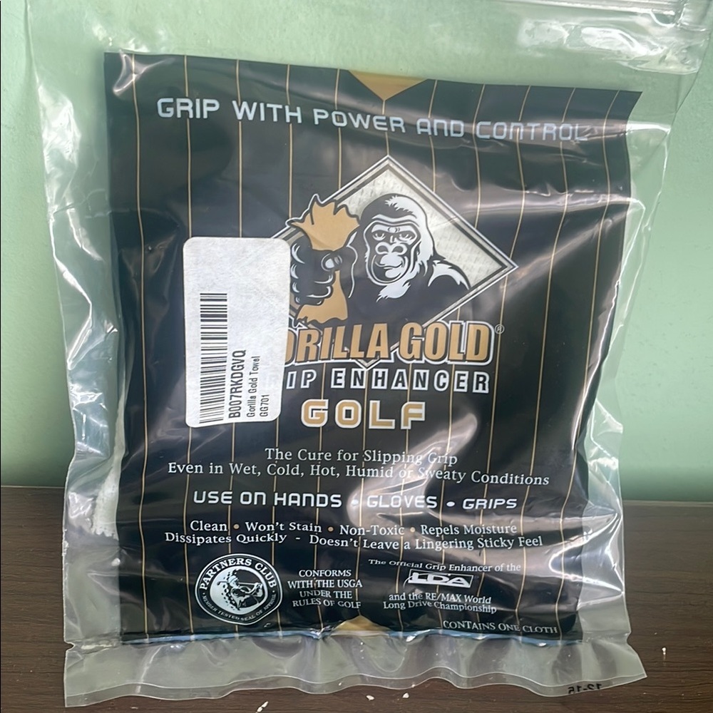 Gorilla Gold Grip Enhancer for Golf - Black